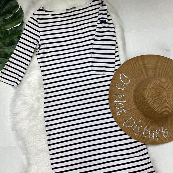 Saint James Anti-UV Propriano Dress Breton Striped XS - Picture 2 of 8